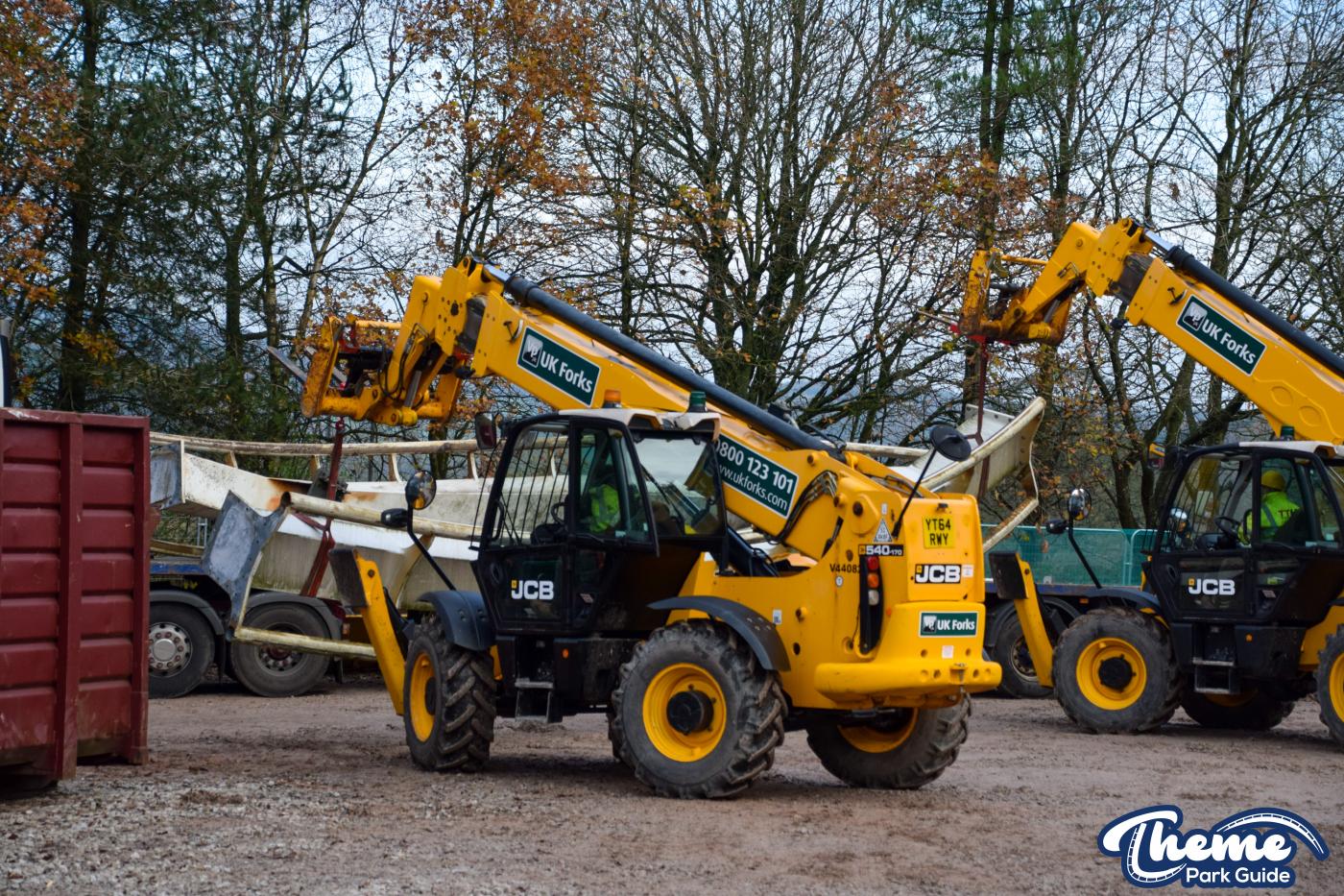 Alton Towers Nemesis Track Removal Begins