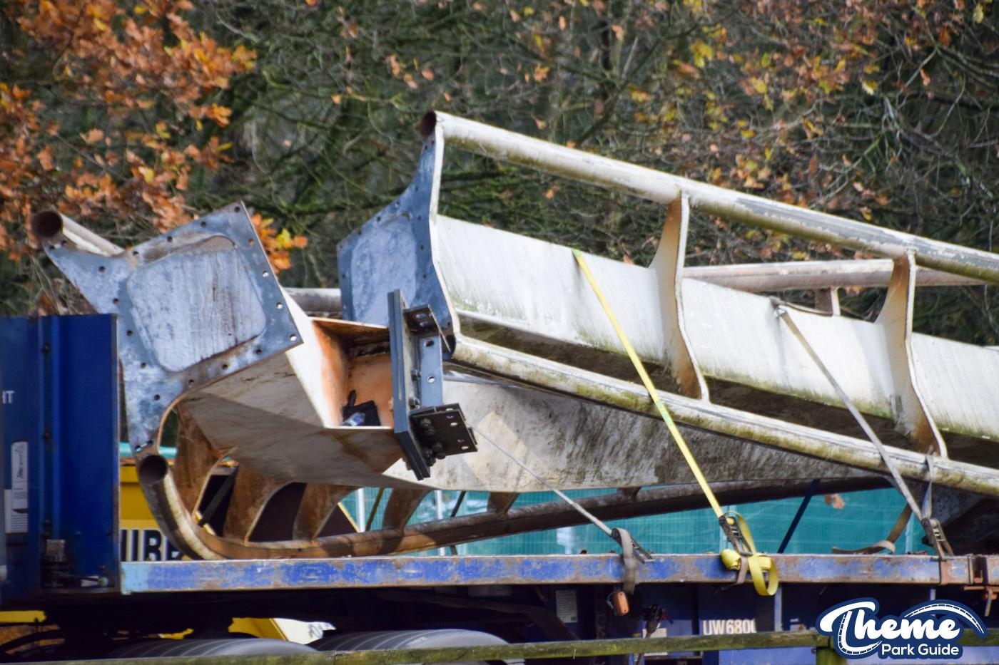 Alton Towers Nemesis Track Removal Begins