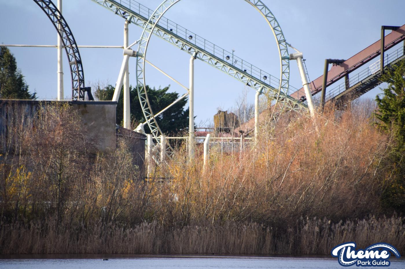 Thorpe Park Old Town Demolition Begins