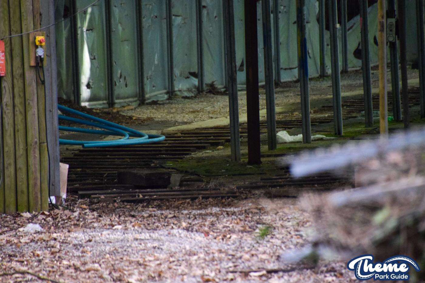 Thorpe Park Old Town Demolition Begins