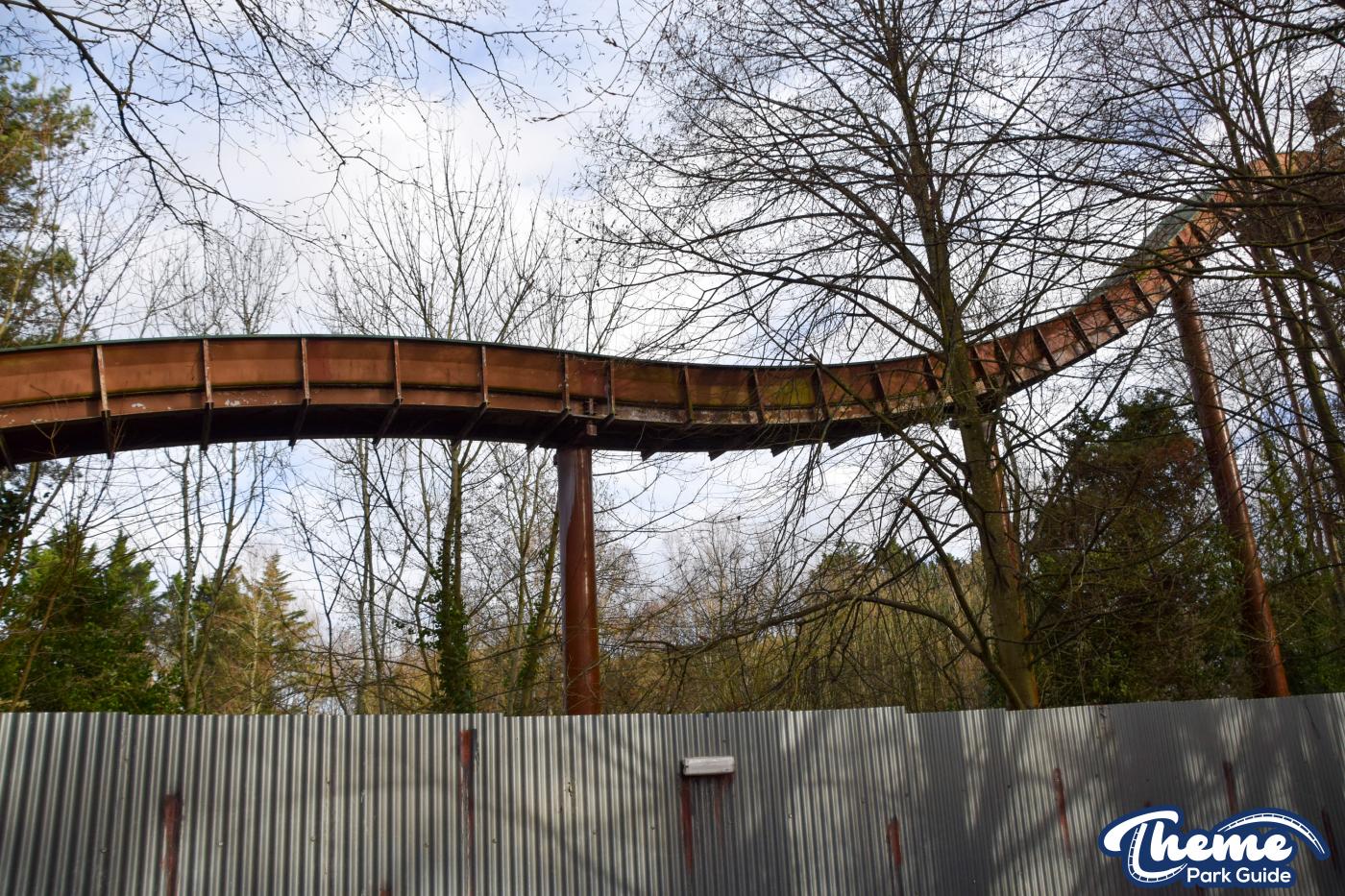 Thorpe Park Old Town Demolition Begins