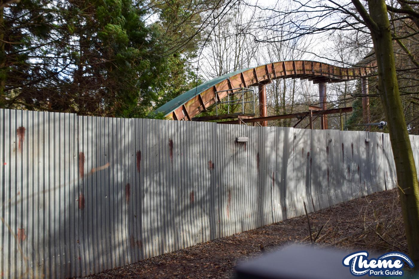 Thorpe Park Old Town Demolition Begins