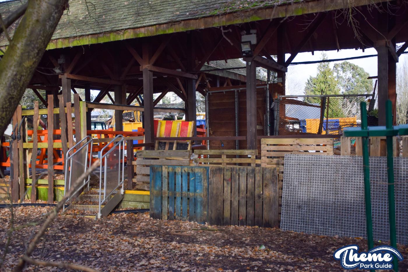 Thorpe Park Old Town Demolition Begins