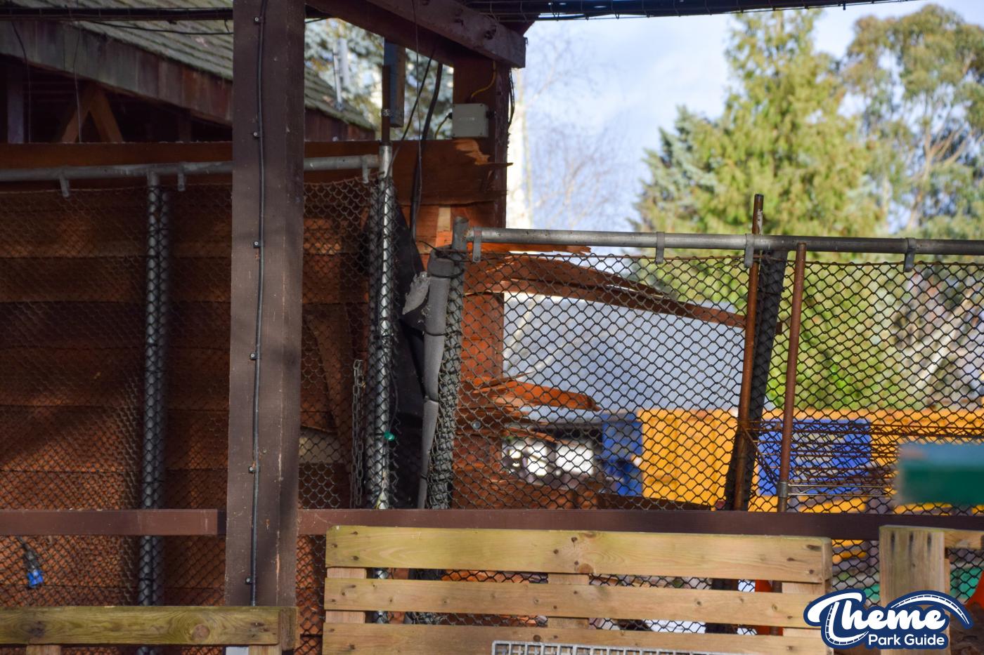 Thorpe Park Old Town Demolition Begins