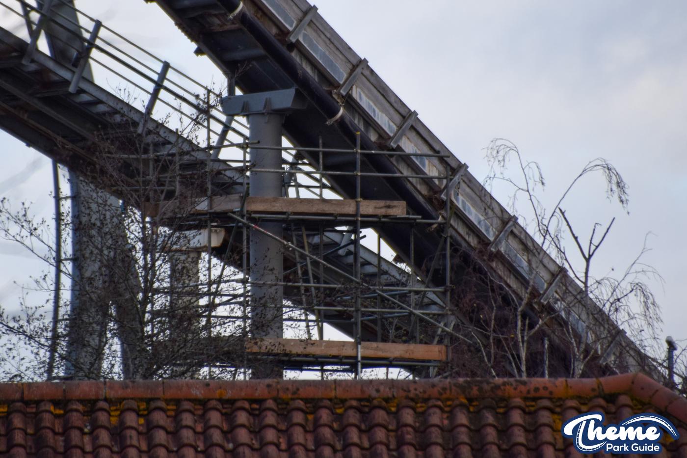 Thorpe Park Old Town Demolition Begins