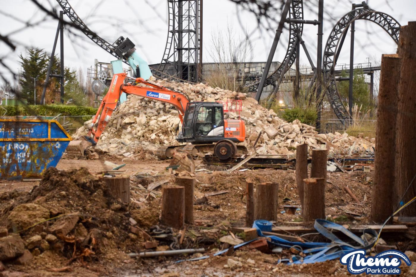 Thorpe Park February 2023 Closed Season Look