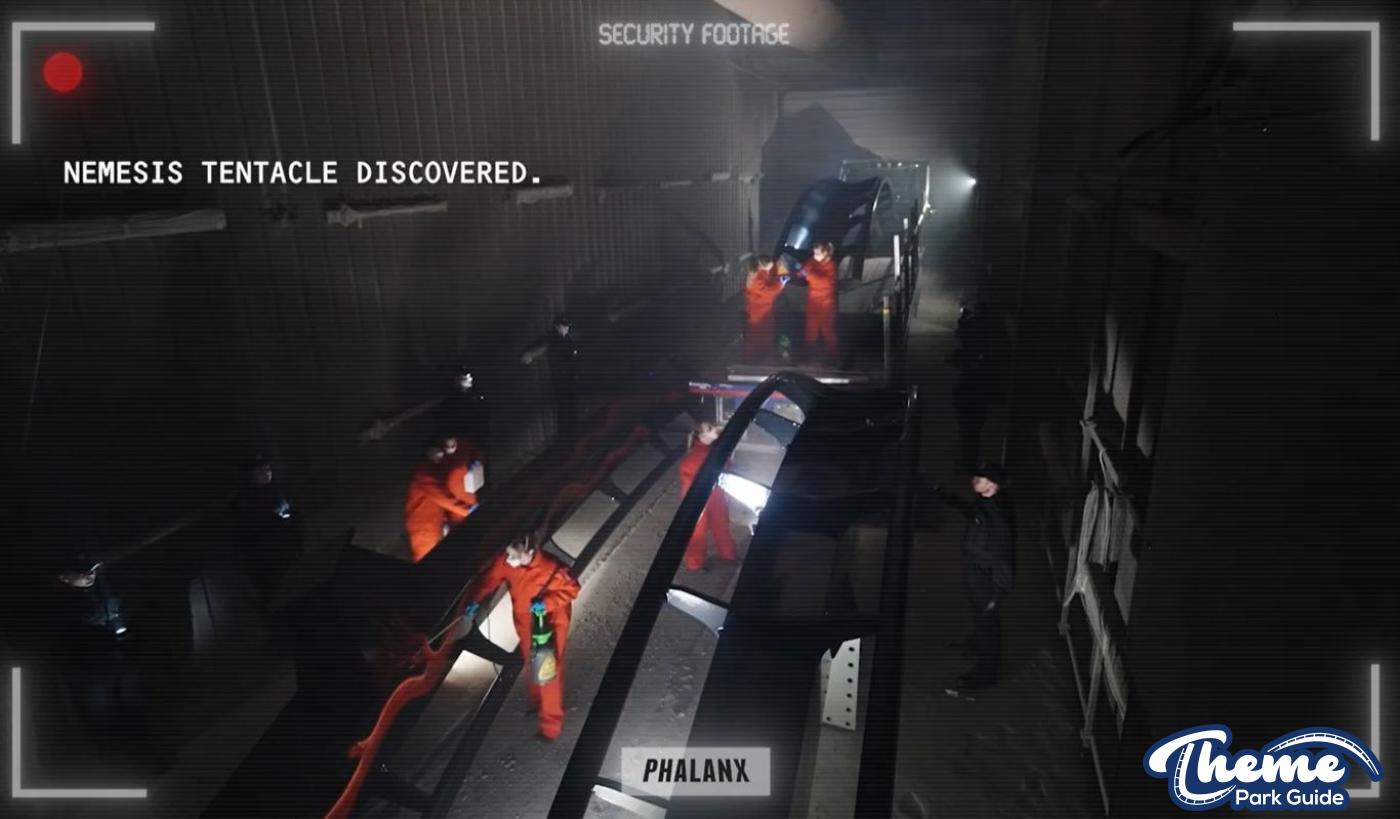 First Look At The New Track For The Nemesis Refurbishment