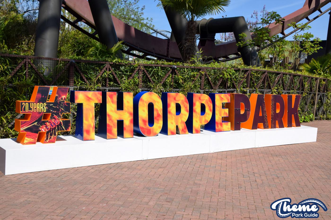 20 Years Of Nemesis Inferno Thorpe Park Sign