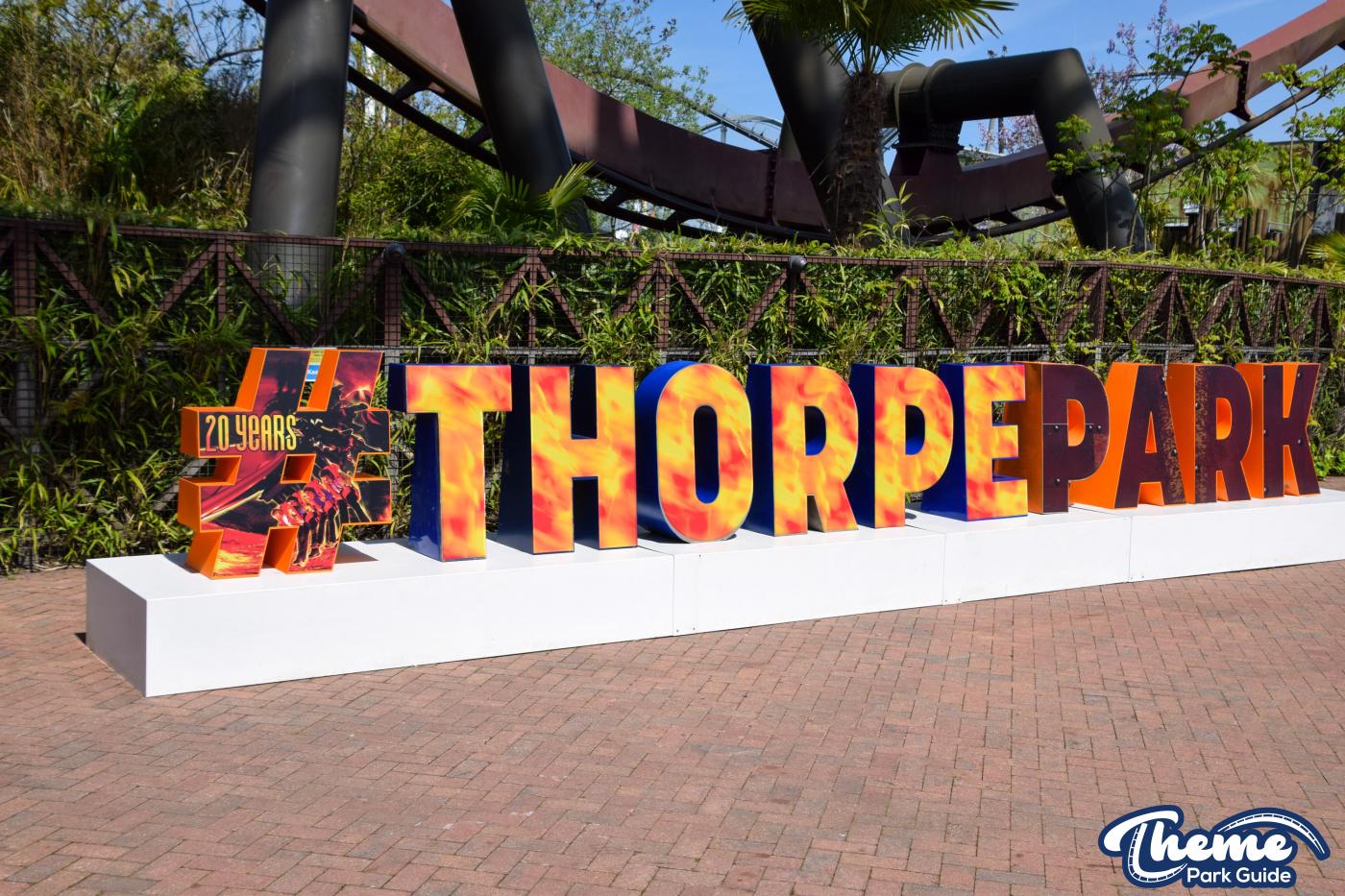 20 Years Of Nemesis Inferno Thorpe Park Sign