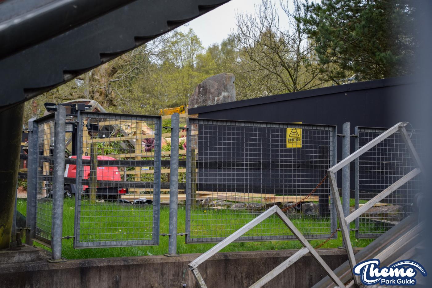Nemesis Track Delivered Unwrapped And More Supports and Track Installed