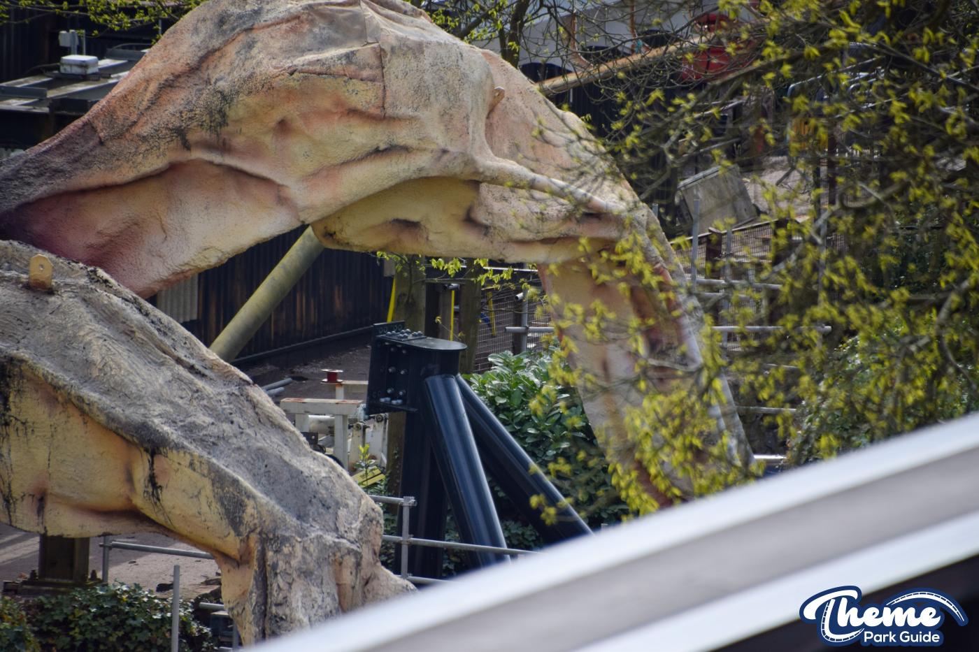 Nemesis Track Delivered Unwrapped And More Supports and Track Installed