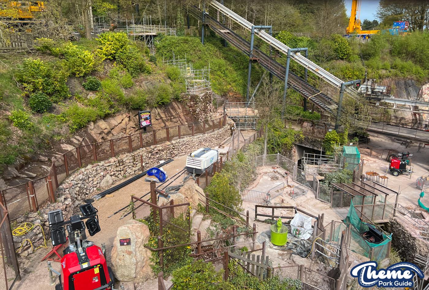 Nemesis Track Delivered Unwrapped And More Supports and Track Installed
