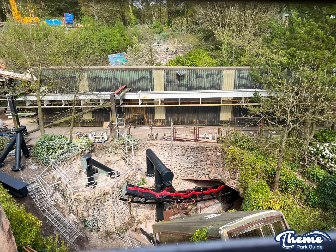 Nemesis Track Delivered Unwrapped And More Supports and Track Installed