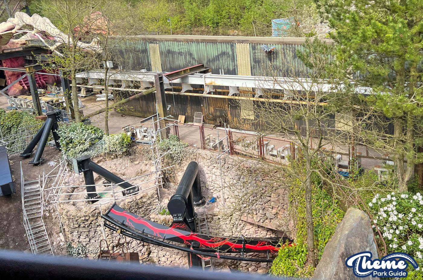 Nemesis Track Delivered Unwrapped And More Supports and Track Installed