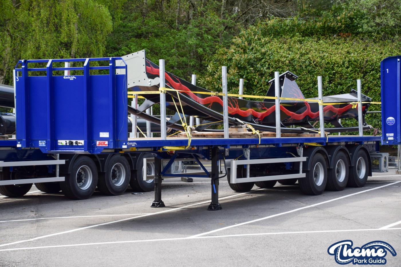 Nemesis Track Delivered Unwrapped And More Supports and Track Installed
