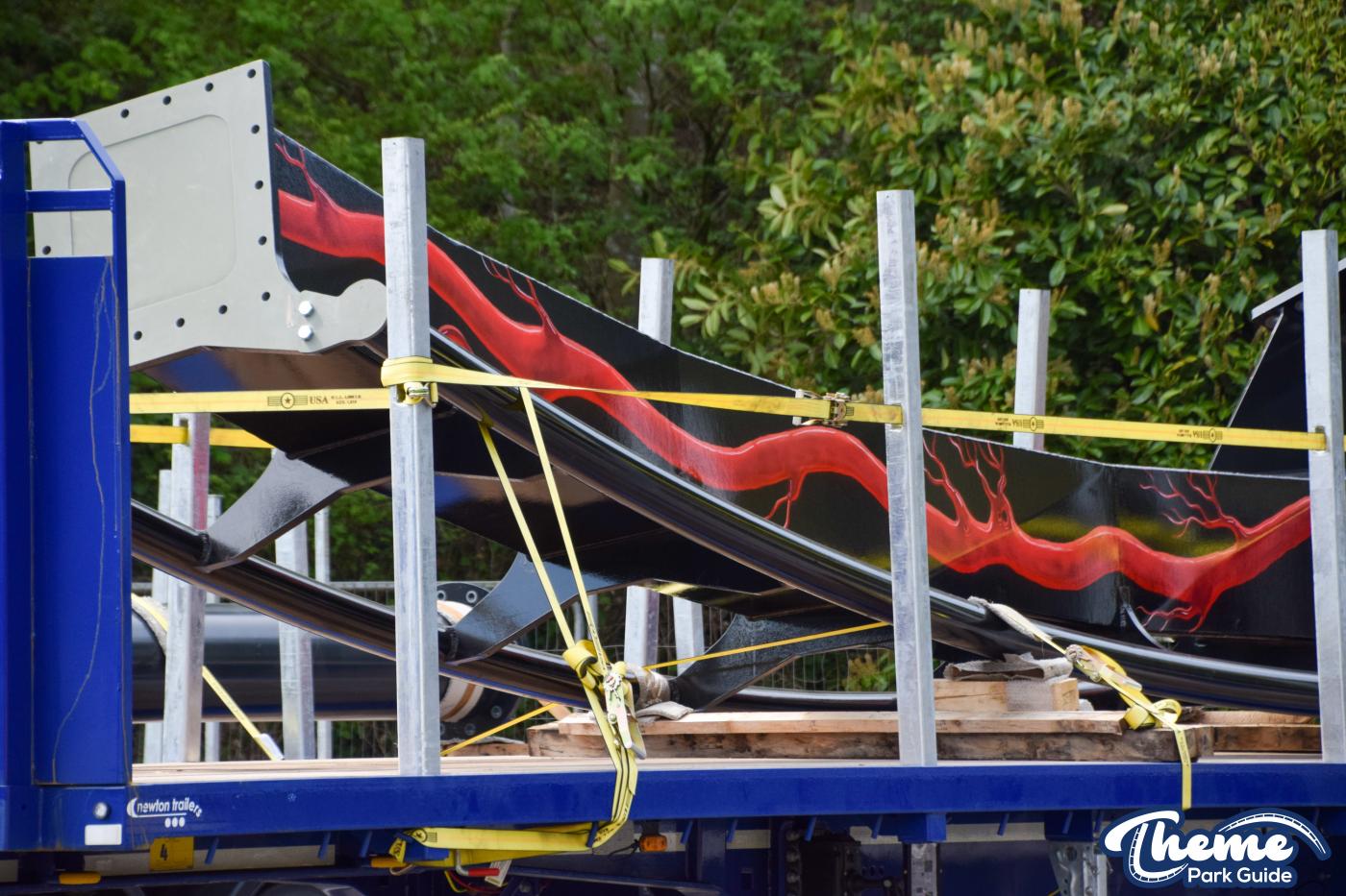 Nemesis Track Delivered Unwrapped And More Supports and Track Installed