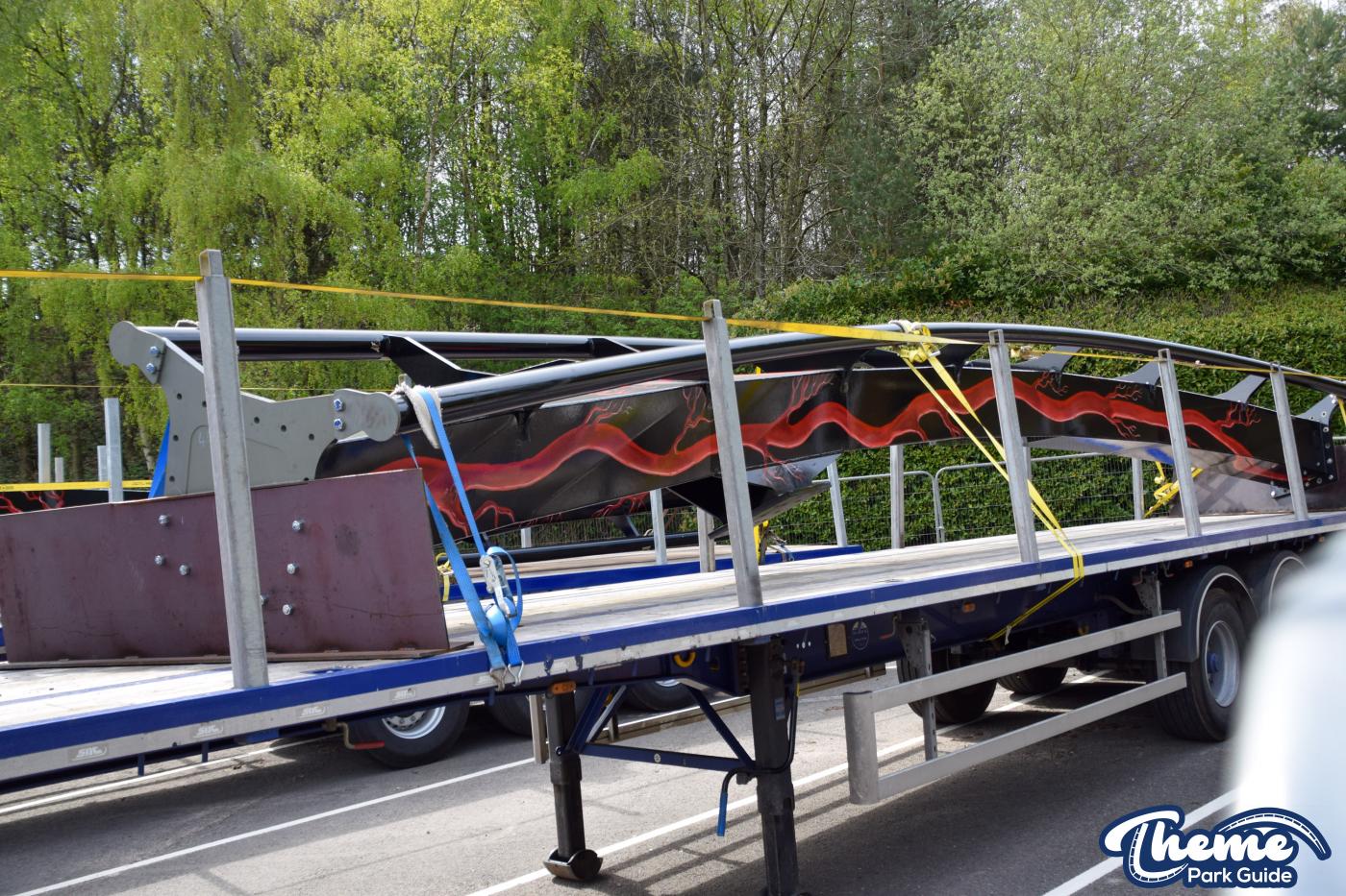 Nemesis Track Delivered Unwrapped And More Supports and Track Installed