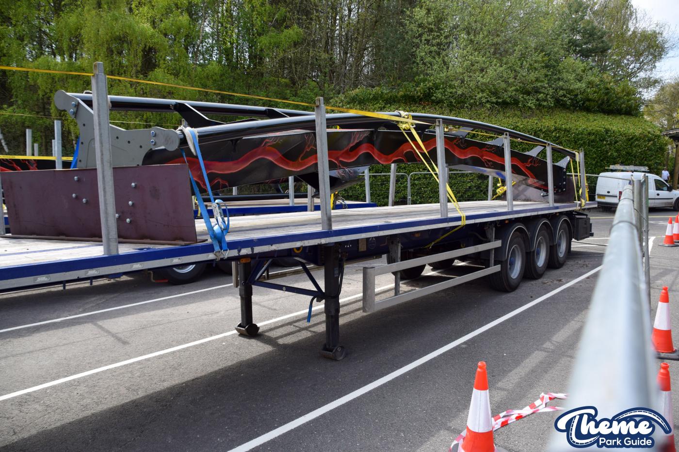 Nemesis Track Delivered Unwrapped And More Supports and Track Installed