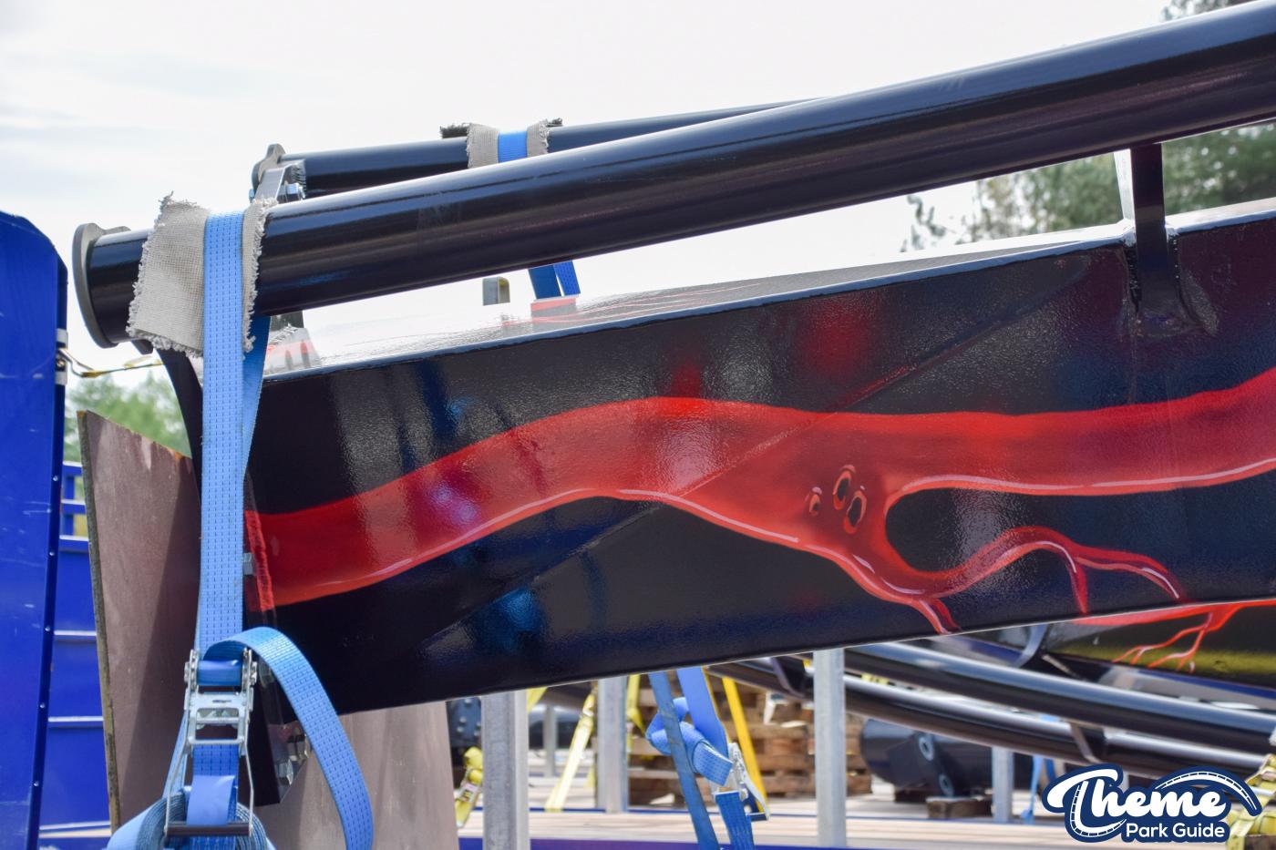 Nemesis Track Delivered Unwrapped And More Supports and Track Installed