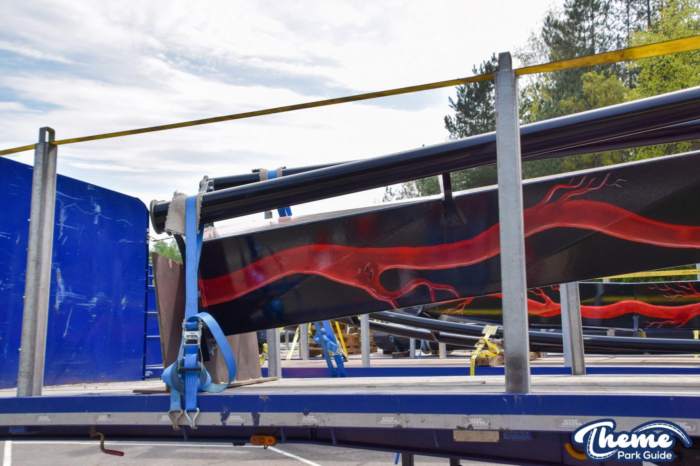 Nemesis Track Delivered Unwrapped And More Supports and Track Installed