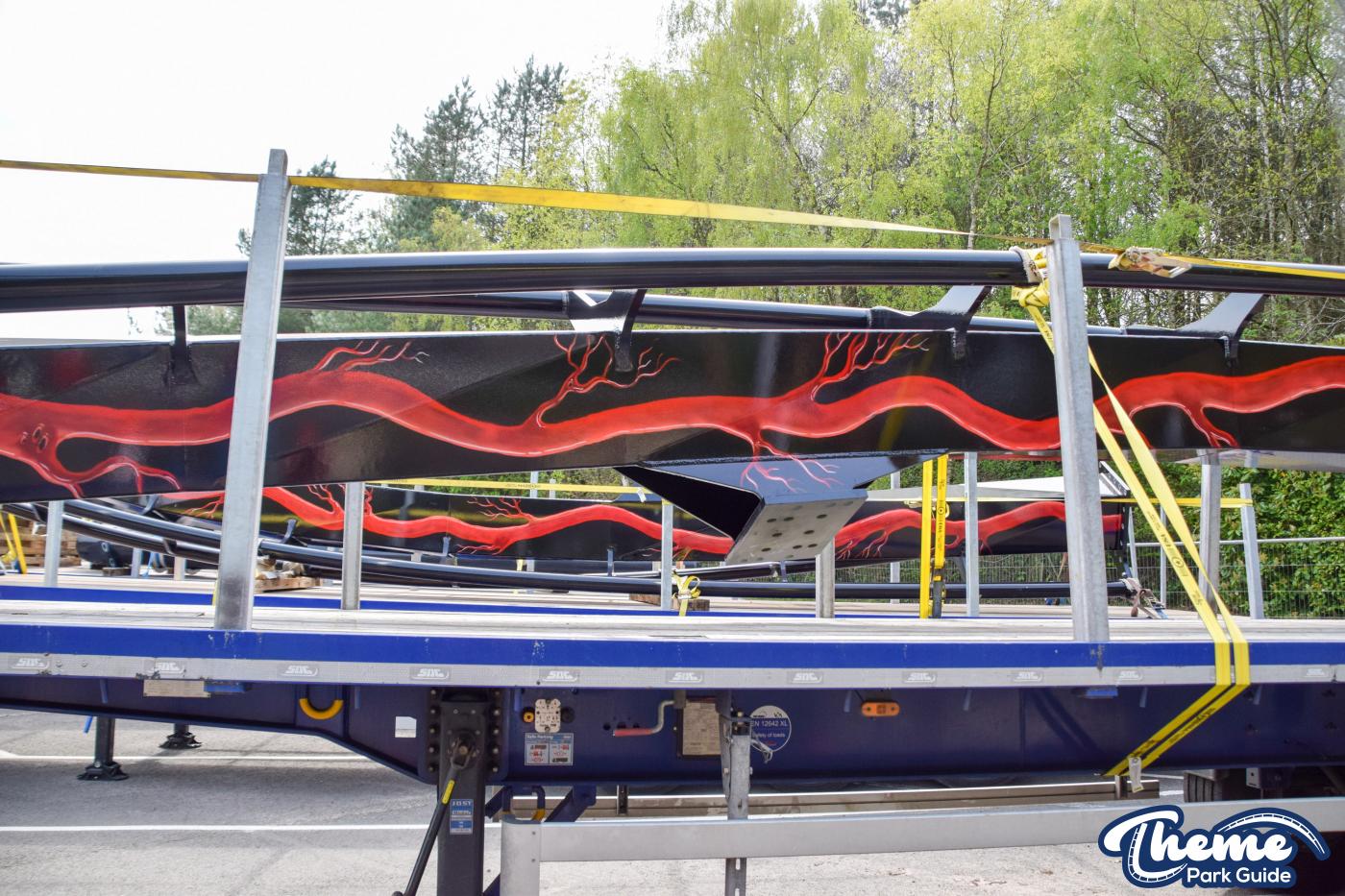 Nemesis Track Delivered Unwrapped And More Supports and Track Installed
