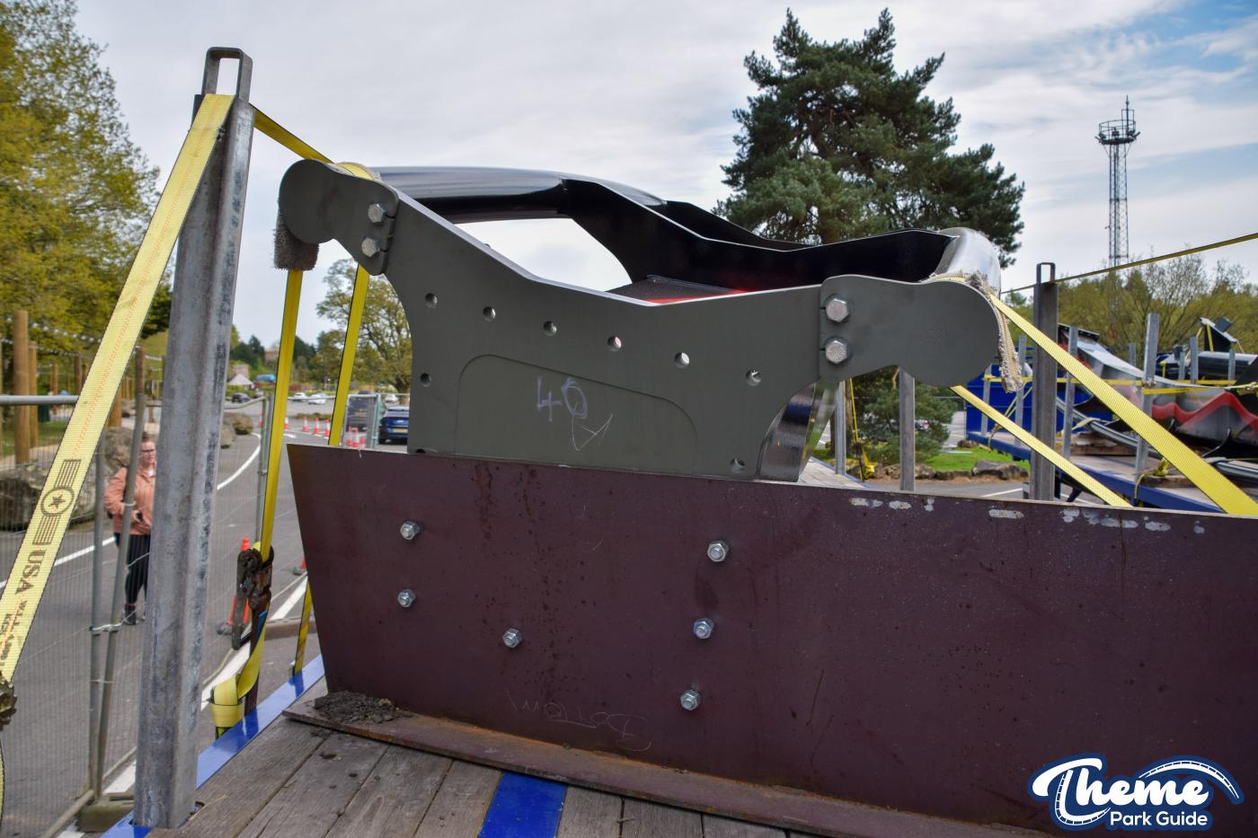 Nemesis Track Delivered Unwrapped And More Supports and Track Installed