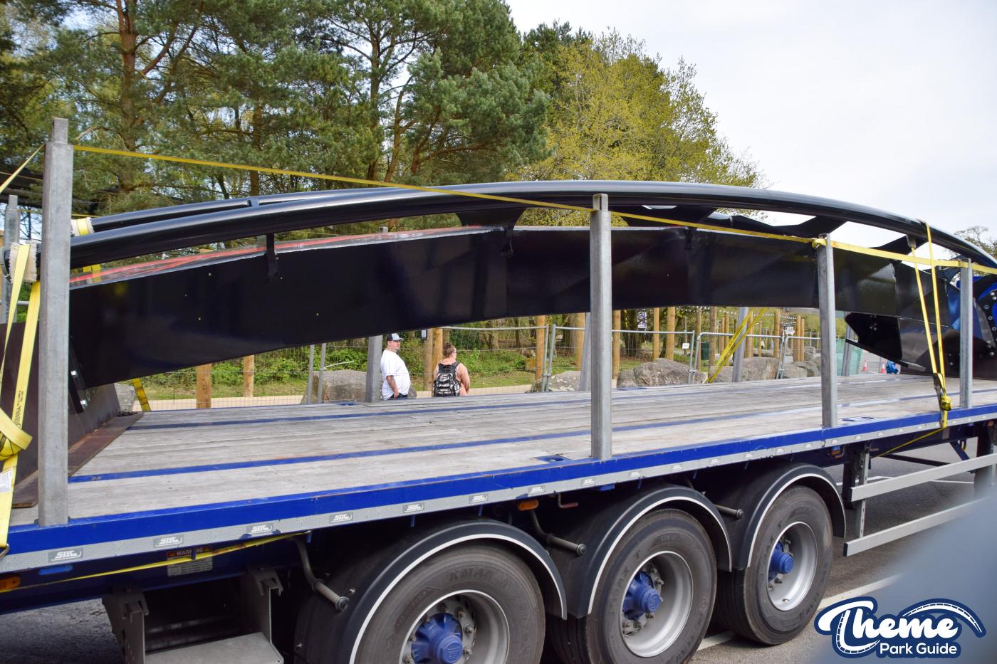Nemesis Track Delivered Unwrapped And More Supports and Track Installed