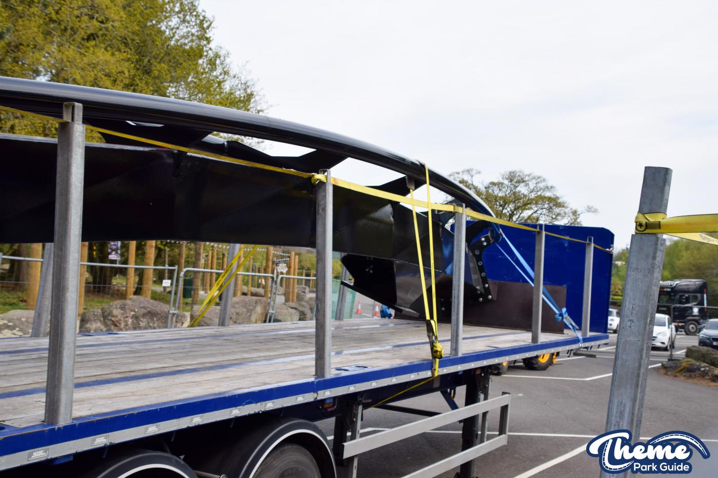 Nemesis Track Delivered Unwrapped And More Supports and Track Installed