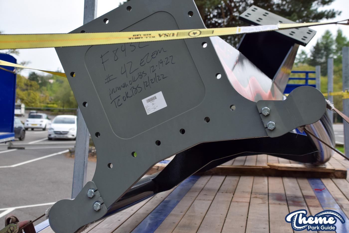 Nemesis Track Delivered Unwrapped And More Supports and Track Installed