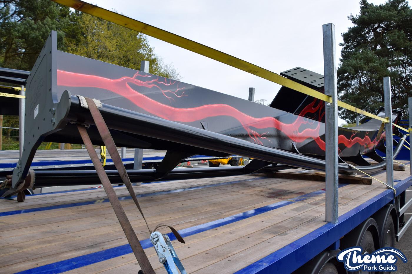 Nemesis Track Delivered Unwrapped And More Supports and Track Installed