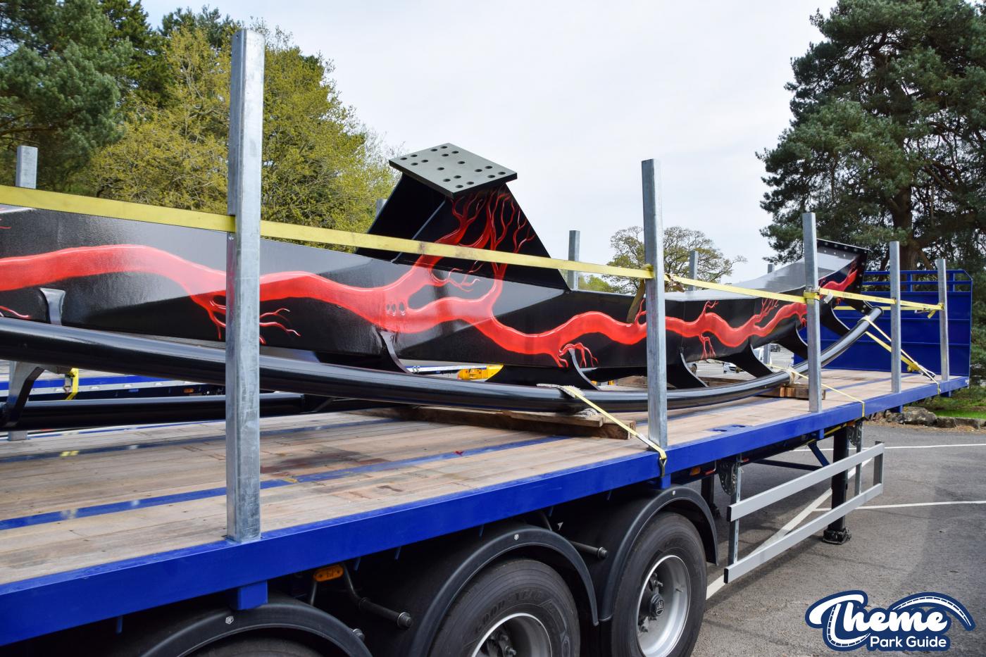 Nemesis Track Delivered Unwrapped And More Supports and Track Installed