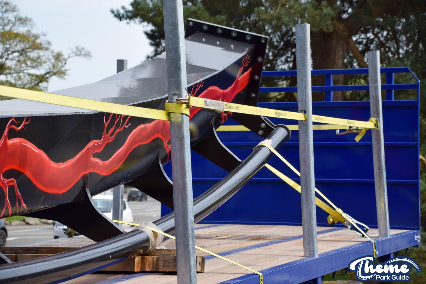 Nemesis Track Delivered Unwrapped And More Supports and Track Installed