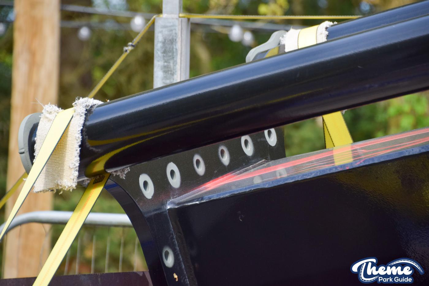 Nemesis Track Delivered Unwrapped And More Supports and Track Installed