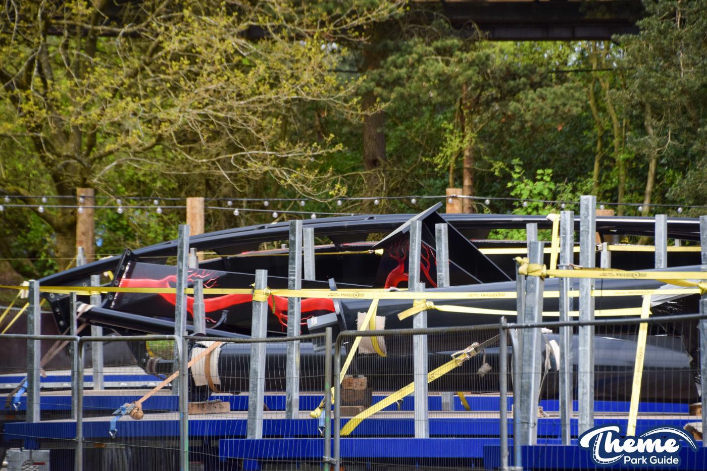 Nemesis Track Delivered Unwrapped And More Supports and Track Installed