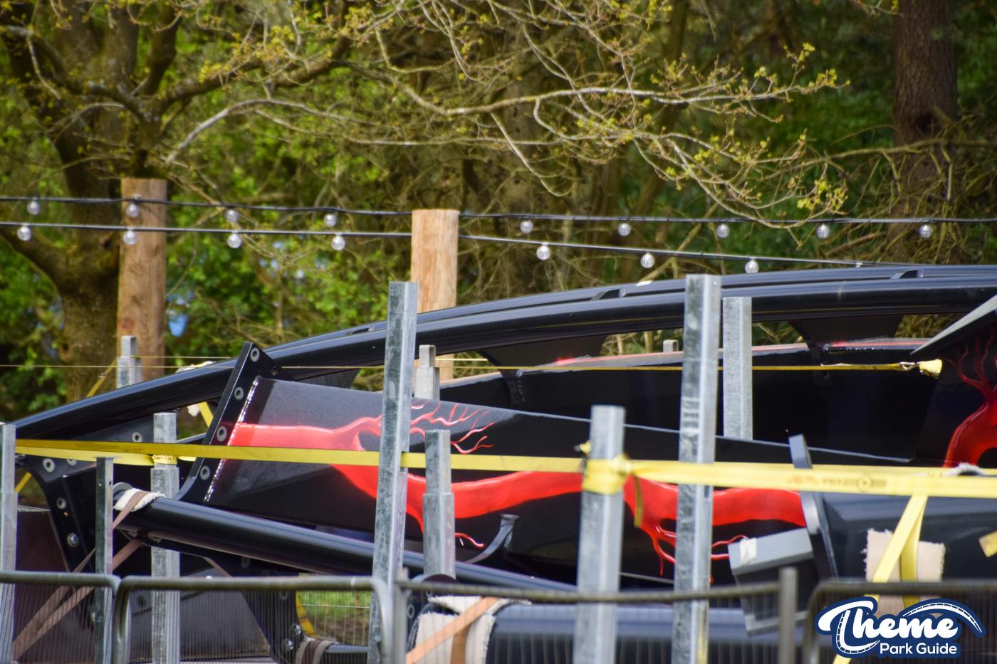 Nemesis Track Delivered Unwrapped And More Supports and Track Installed