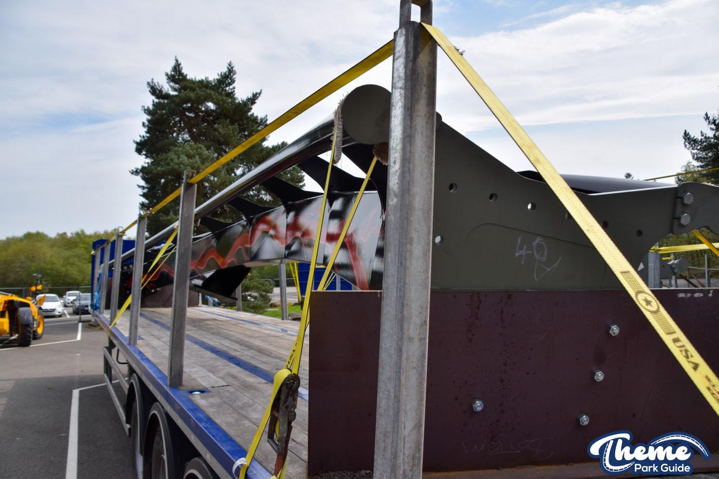 Nemesis Track Delivered Unwrapped And More Supports and Track Installed