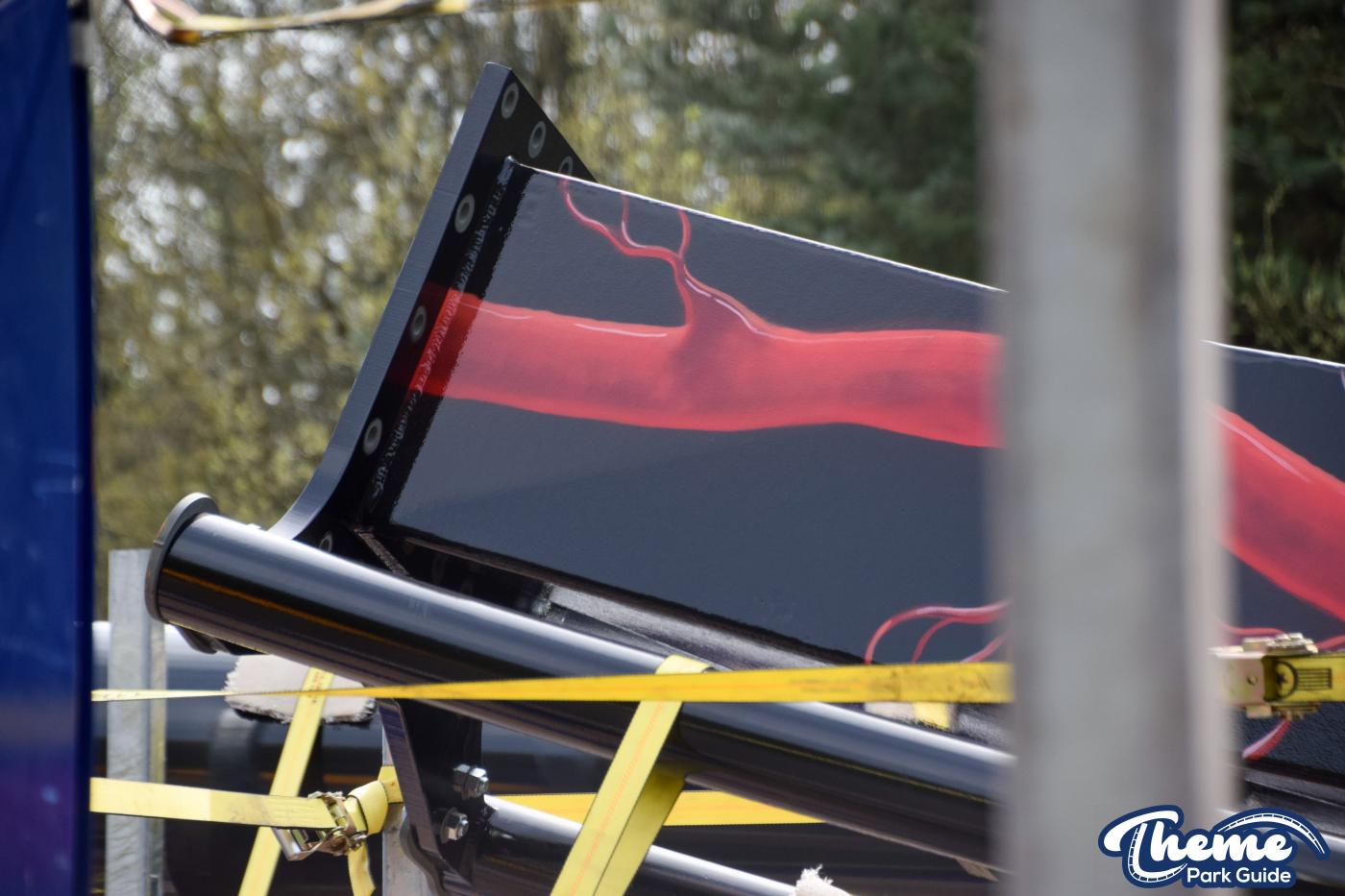 Nemesis Track Delivered Unwrapped And More Supports and Track Installed