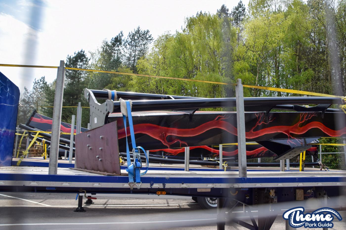 Nemesis Track Delivered Unwrapped And More Supports and Track Installed