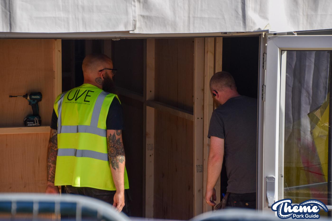 Fright Nights 2023 Setup Continues