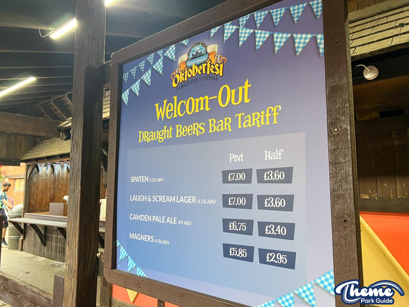 Alton Towers Bierkeller 2023