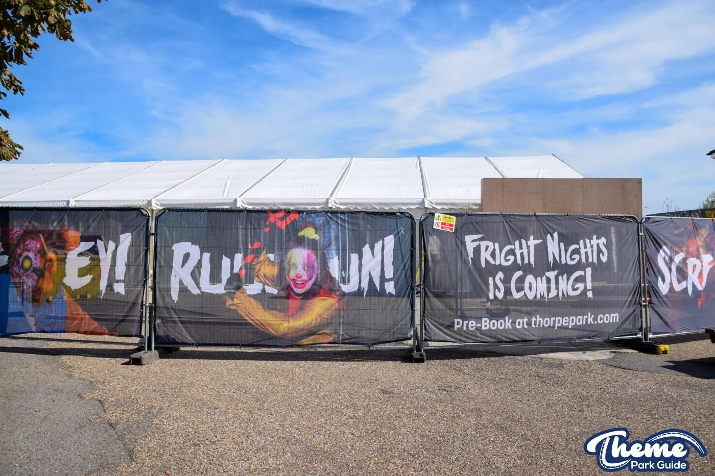 Fright Nights 2023 September Construction Update