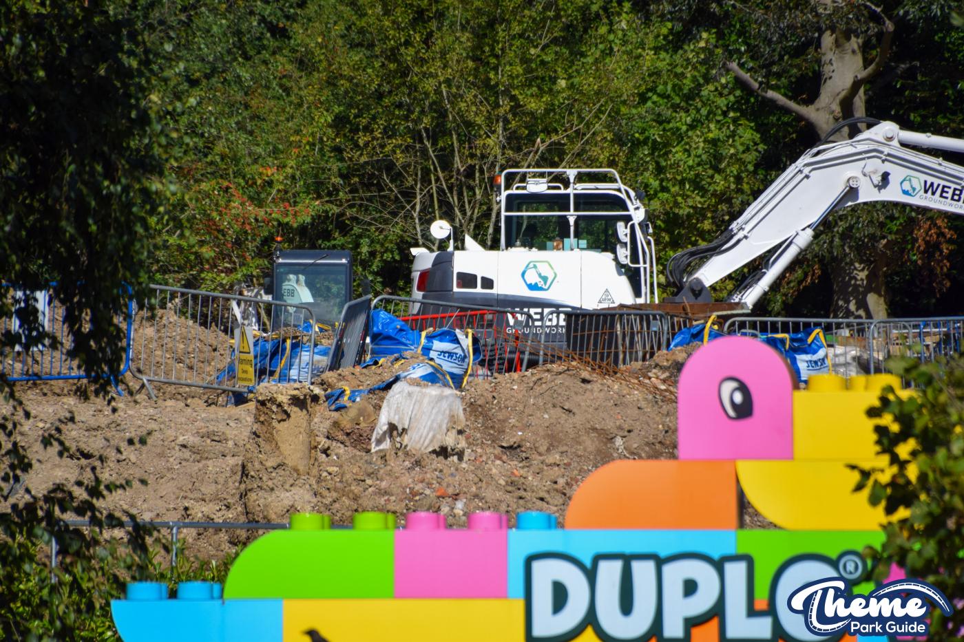 Legoland 2024 Rollercoaster Foundations Now Visible