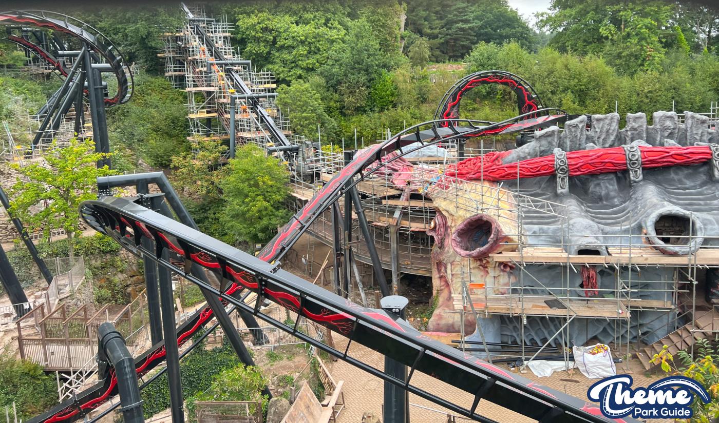 Nemesis 95% Of Track Installed And Station Painting Continues