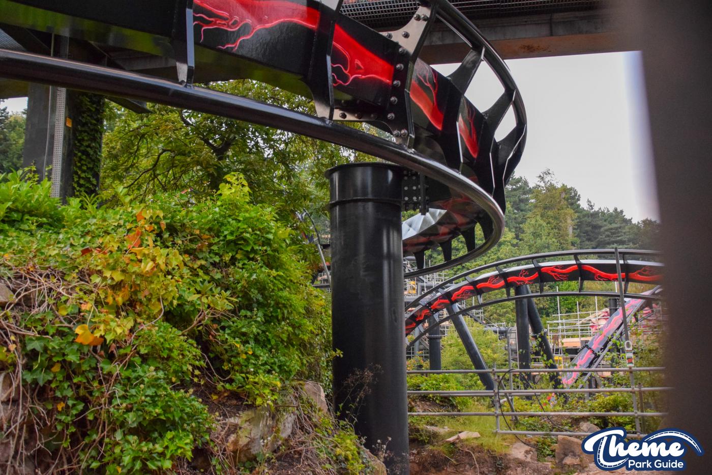 Nemesis 95% Of Track Installed And Station Painting Continues