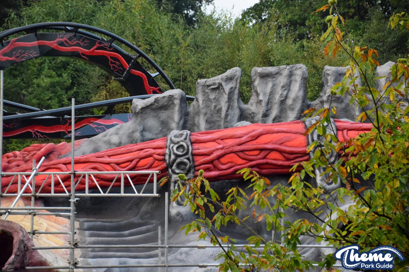 Nemesis 95% Of Track Installed And Station Painting Continues