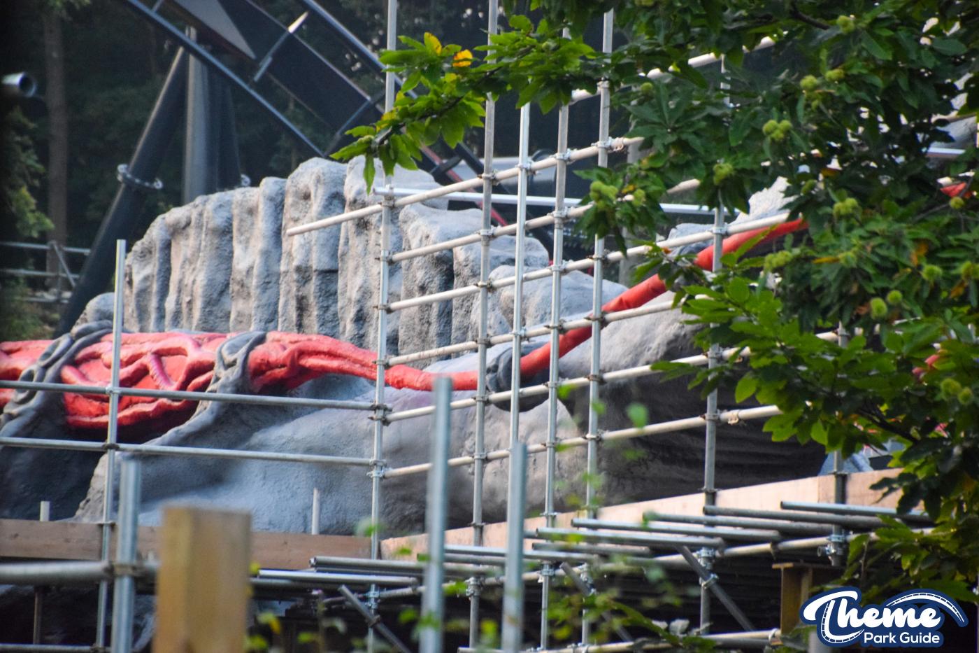 Nemesis 95% Of Track Installed And Station Painting Continues