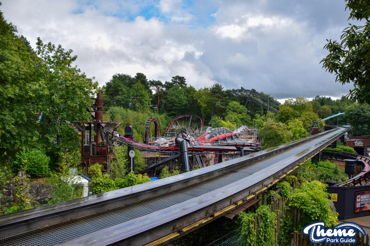 Nemesis 95% Of Track Installed And Station Painting Continues