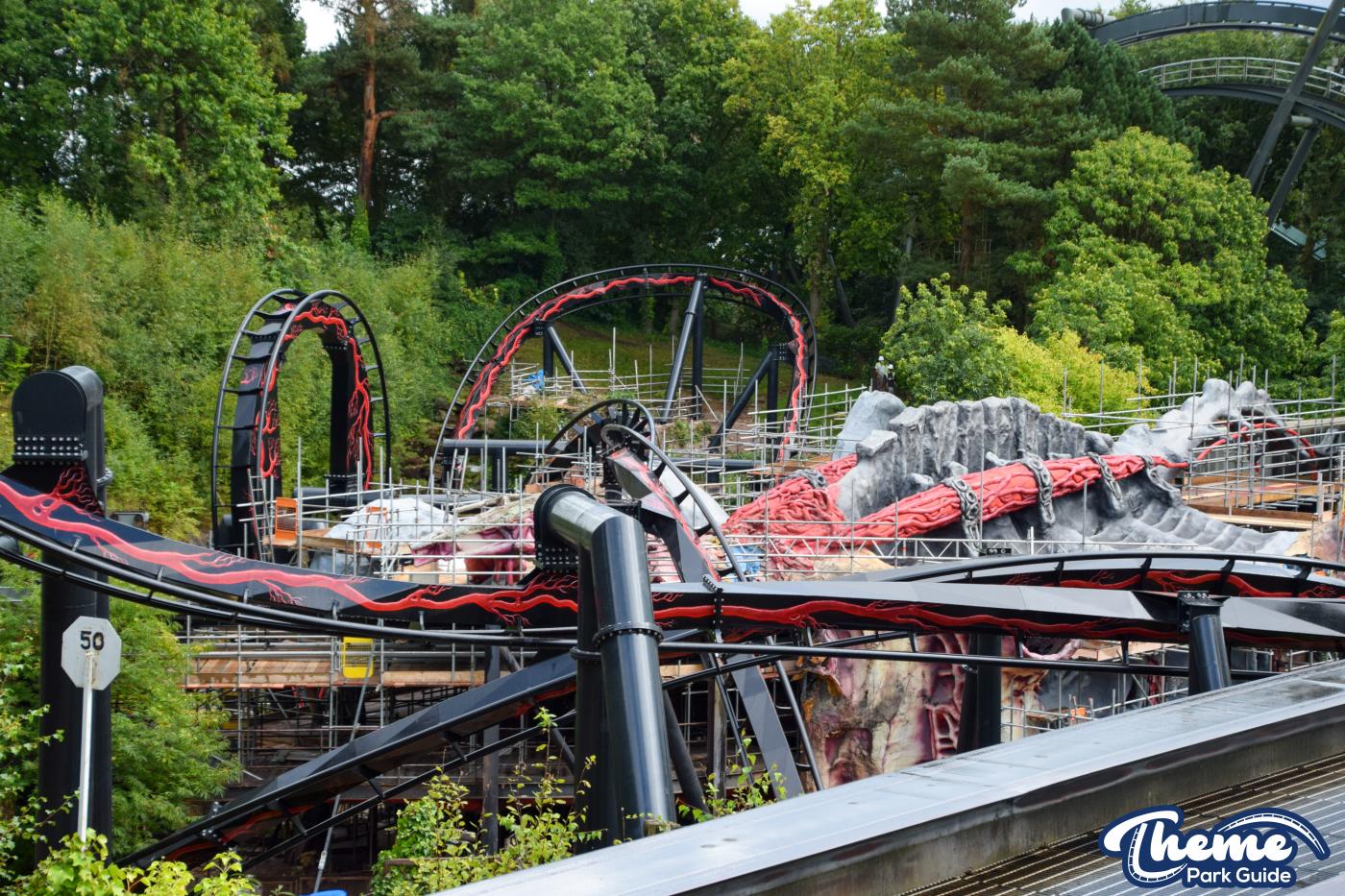 Nemesis 95% Of Track Installed And Station Painting Continues