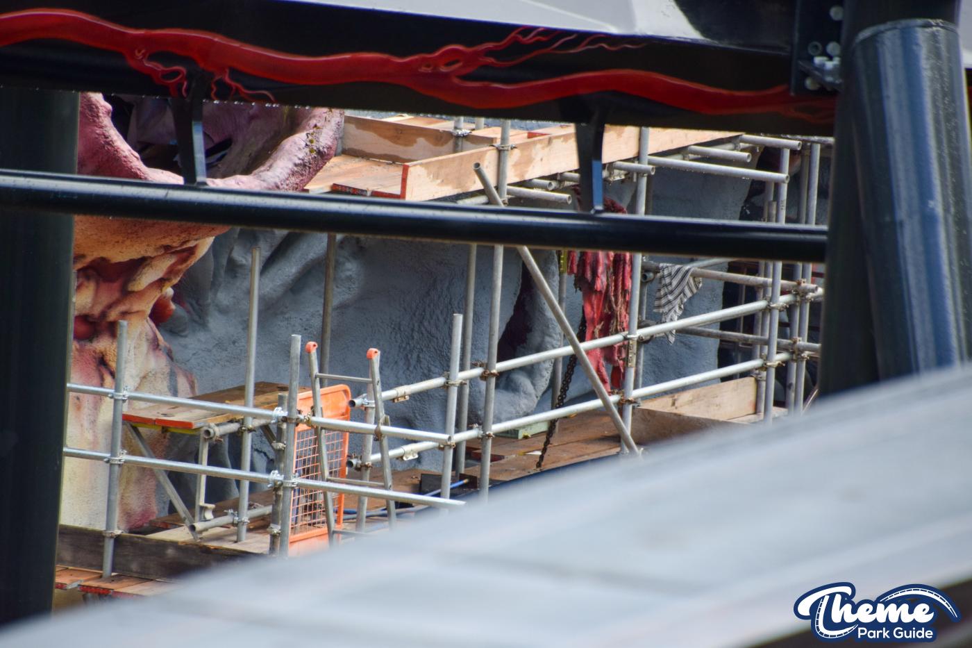 Nemesis 95% Of Track Installed And Station Painting Continues