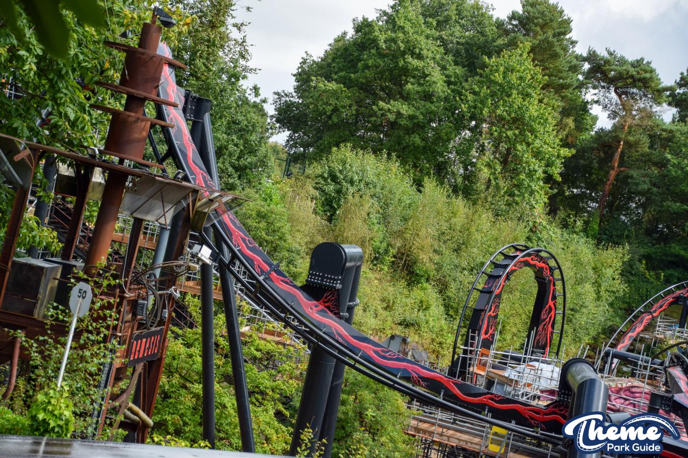 Nemesis 95% Of Track Installed And Station Painting Continues